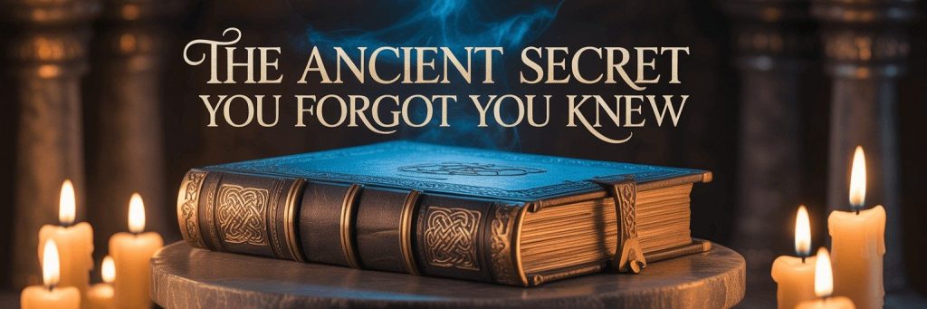 The ancient secret you forgot you knew